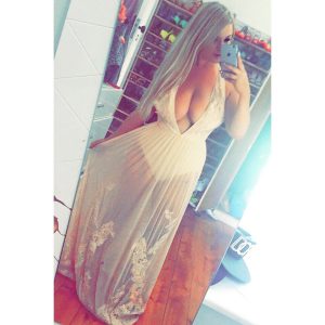 chloed88-white dress boobs instagram